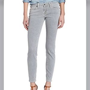 NWOT Lucky Brand "Charlie" Pinstripe Skinny Jeans Size 10/30